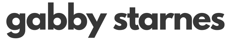 Black Gabby Starnes Logo